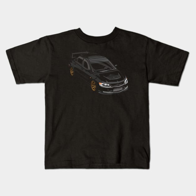 Evo IX Kids T-Shirt by 4ONE7